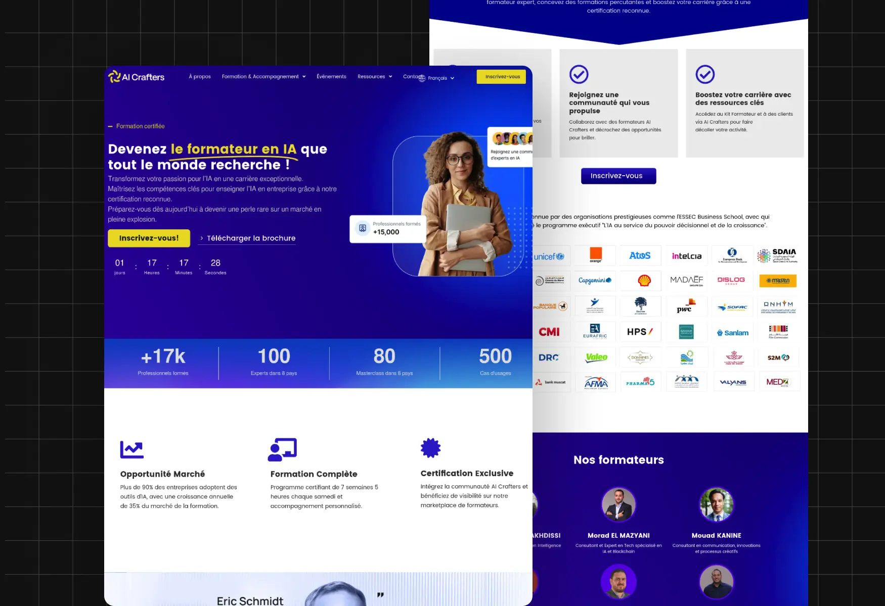 AI Company Website Design Project - Modern Web Design & SEO by Qodiv Morocco